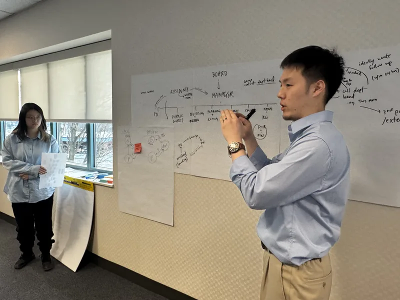 Kickoff: mapping how the township works, with the Manager, Secretary and Finance Director